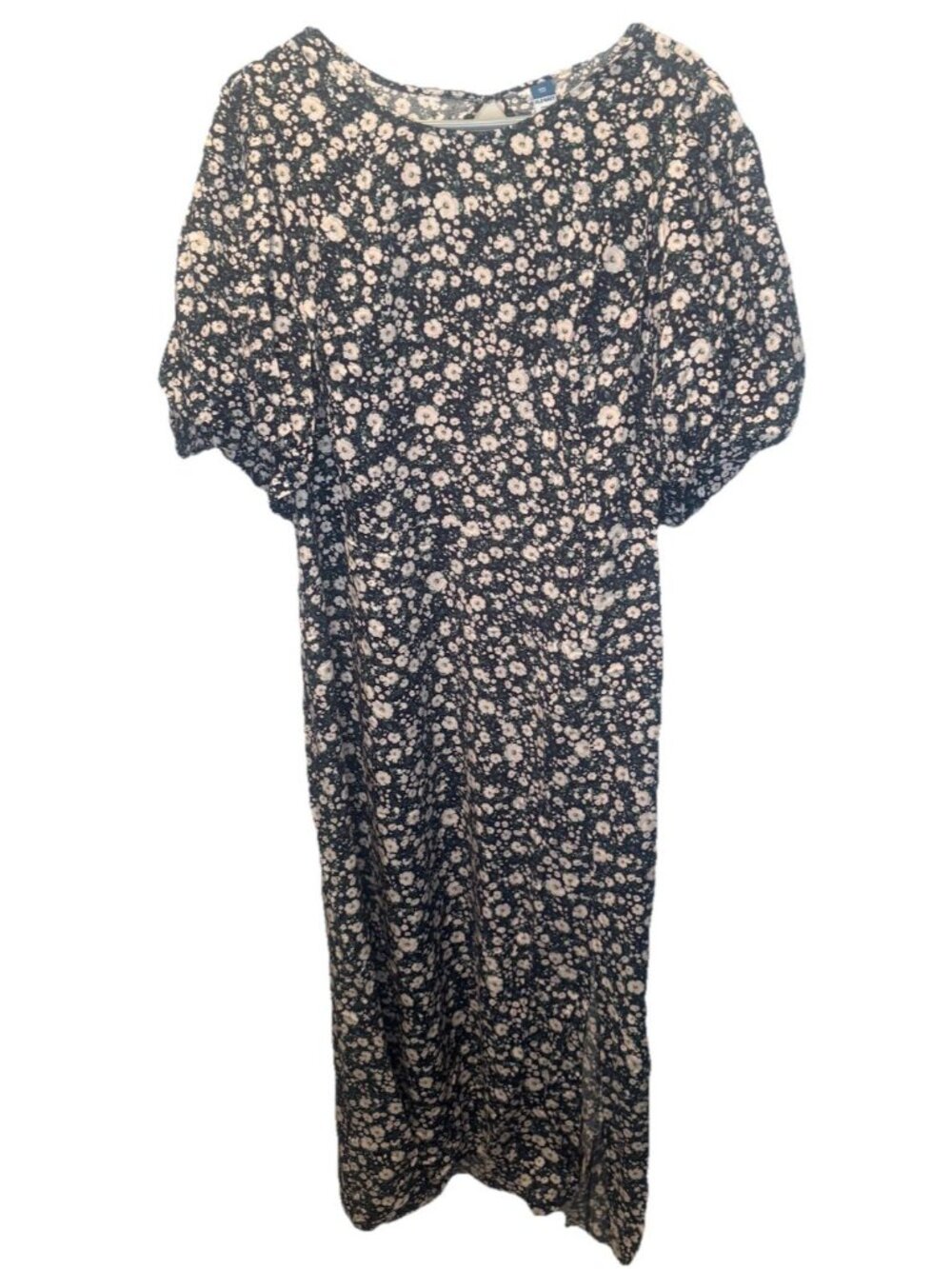 Old Navy Floral Short Puff Sleeve Maxi Dress‎ XXL NEW Prairie CottageCore Chic